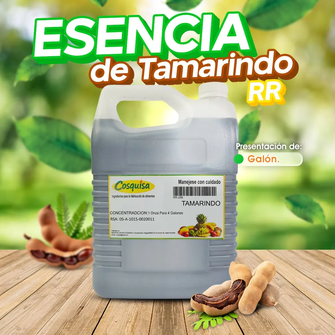 Esencia de tamarindo RR para refrescos y juguitos | Cosquisa