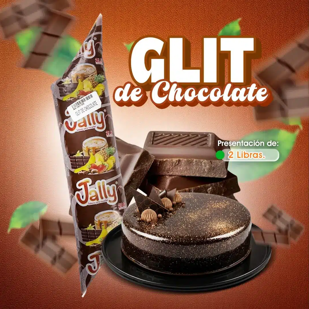 GLIT de chocolate para repostería y decoración de postres | Cosquisa