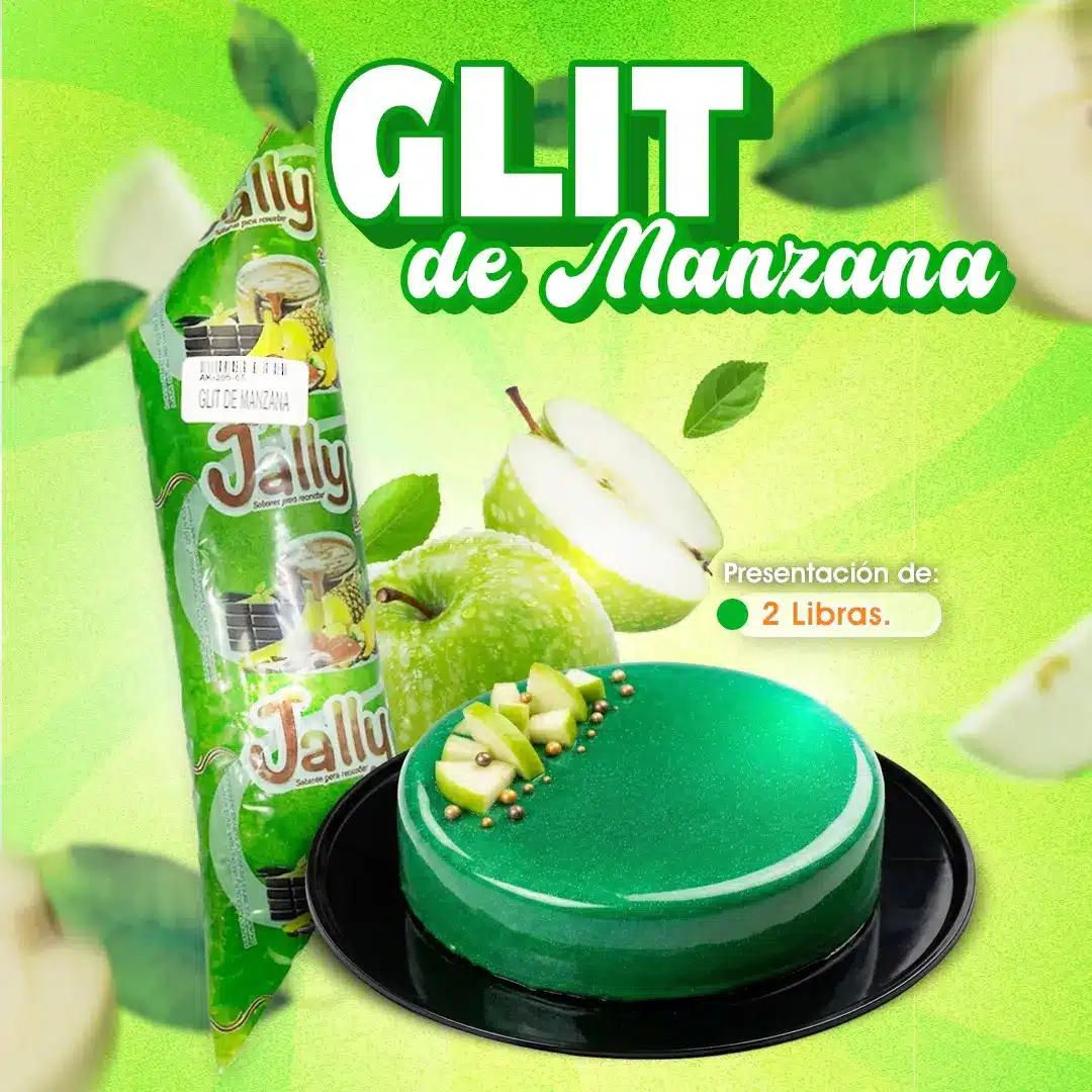 GLIT de manzana para repostería y decoración de postres | Cosquisa