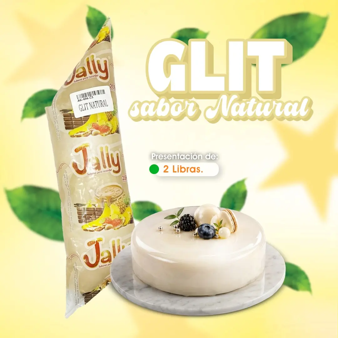 GLIT sabor natural para repostería y decoración de postres | Cosquisa