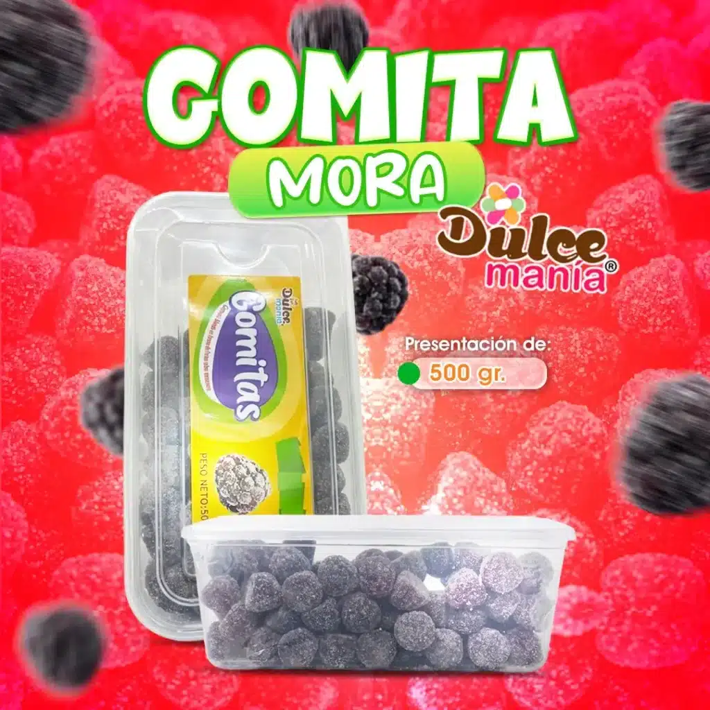 Gomita Mora Dulce Manía para venta en Honduras