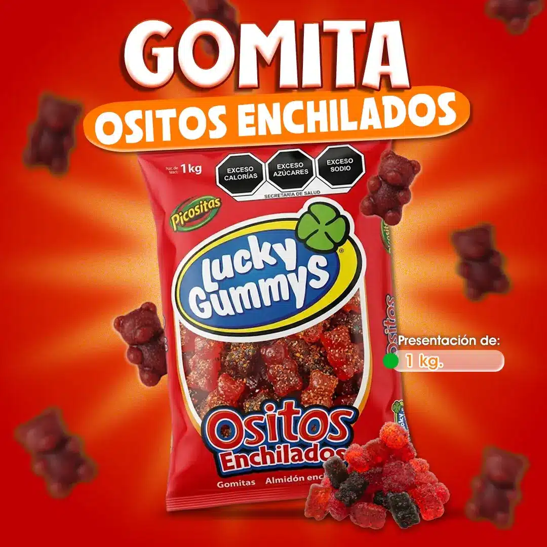 Gomita ositos enchilados