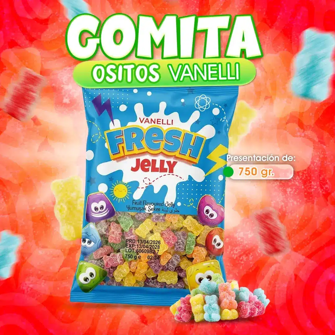 Gomitas de osito Vanelli para dulces y fiestas | Cosquisa