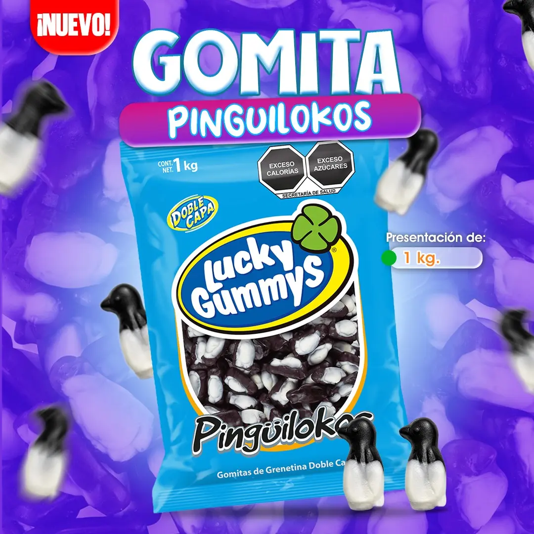 Gomitas Pingüilokos en Honduras para tiendas de dulces y emprendimientos | Cosquisa