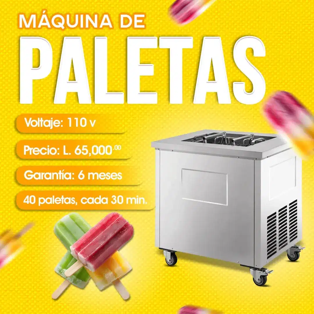 Máquina para hacer paletas heladas | Cosquisa