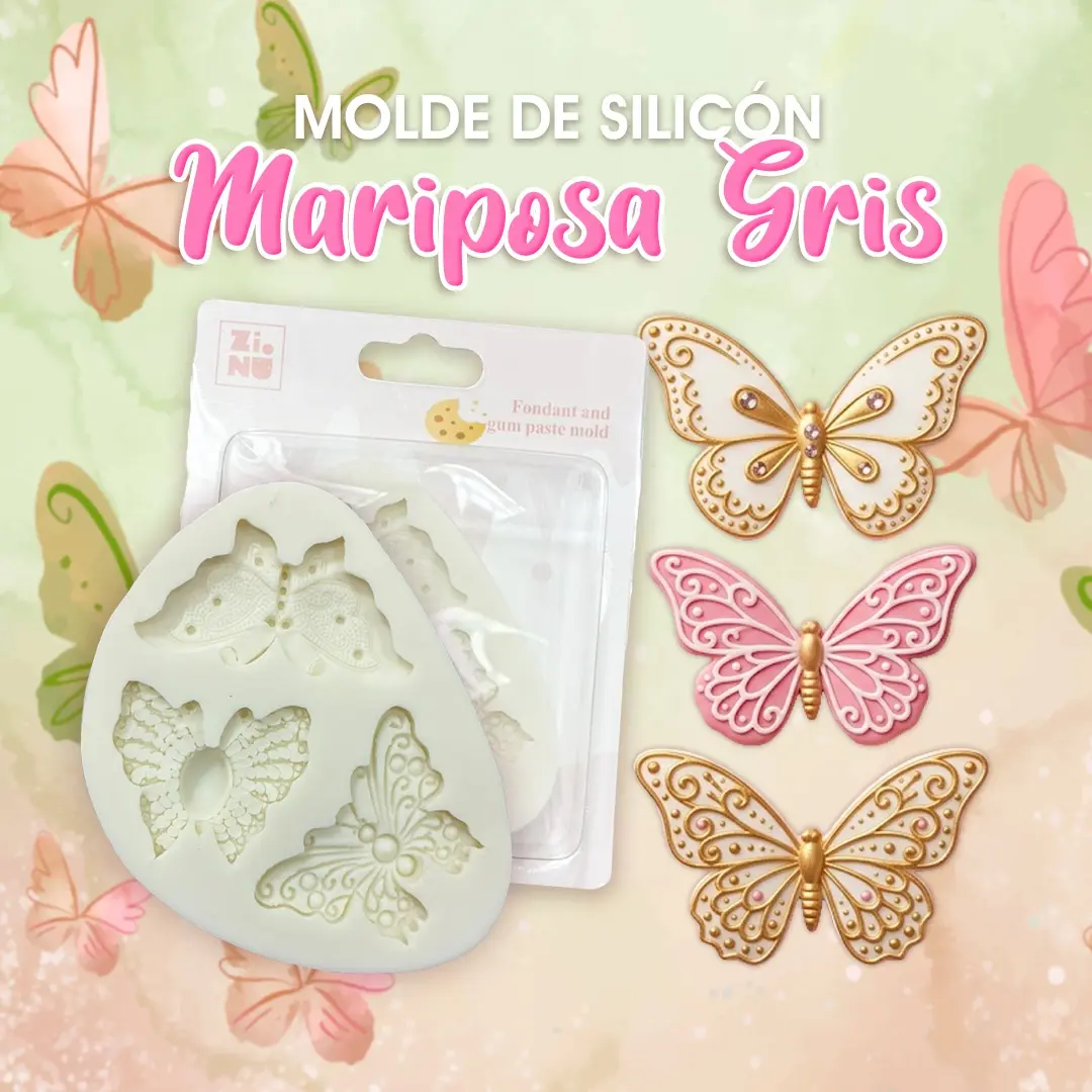 Molde de silicón mariposa para repostería en Cosquisa Honduras