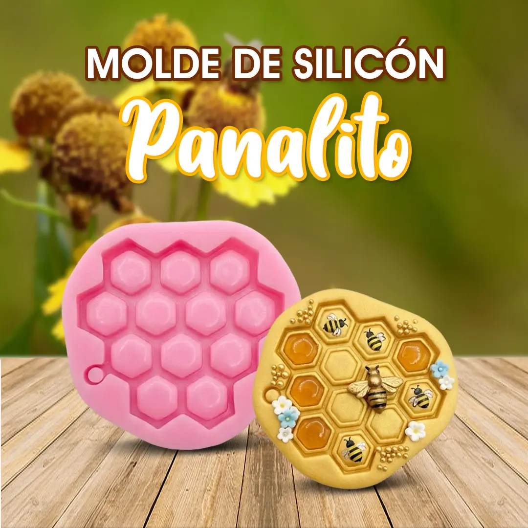 Molde de silicón panalito para repostería | Cosquisa