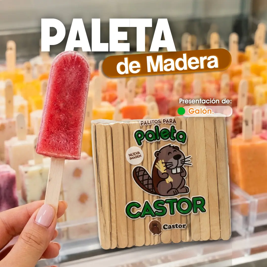 Paletas de madera para helados y pilones | Cosquisa