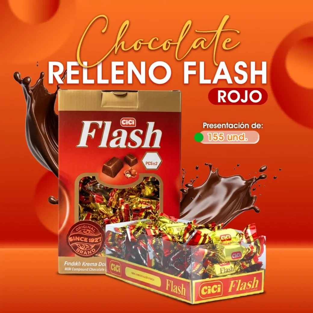 chocolate-relleno-flash-rojo Chocolate Relleno Flash Rojo para piñatas, confitería, tiendas y negocios de dulces en Honduras