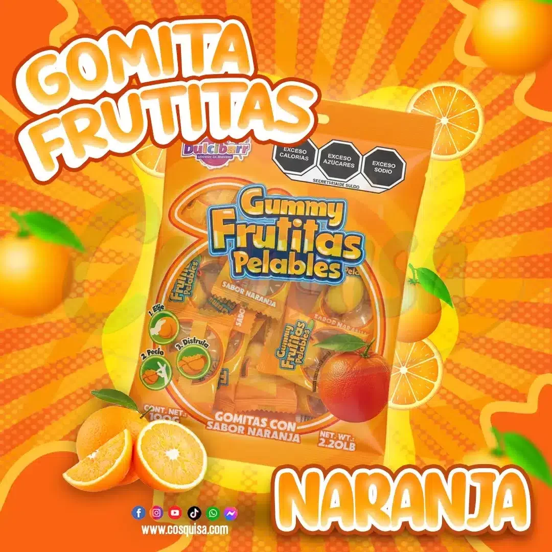 Gomita Frutitas Naranja